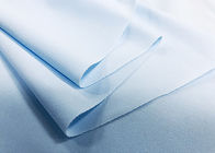 130GSM伸張の労働者の淡いブルーの色の100%のポリエステル ワイシャツの生地