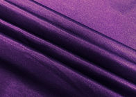 200GSM 84%のナイロン水着材料/スパンデックスの水着の生地の紫色