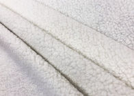 衣類の白のための320GSM 羊毛のようなシェルパの羊毛材料ポリエステル100%