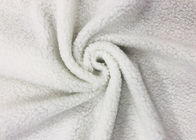 衣類の白のための320GSM 羊毛のようなシェルパの羊毛材料ポリエステル100%