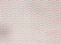 家の織物のピンクのヒョウの印刷物210GSMのための100%のポリエステル羊毛の生地