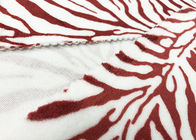 家の織物のシマウマの縞のための210GSMポリエステル ビロードの生地/多羊毛の生地