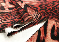 260GSM Velboa Polyester Velvet Fabric For LadyのDress Tiger Pattern 150cm Width