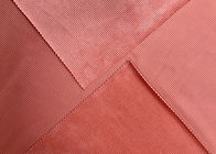 180GSMサーモンピンクの赤い色を作る100%のポリエステル コーデュロイの生地の枕
