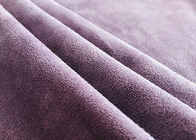 400GSM衣類のタロイモの紫色のための伸縮性がある92%ポリエステル倍のスエード材料