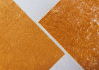 330GSMマイクロ ビロードの生地/ビロードの衣類の物質的なゆがみの編むオレンジ