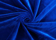 250GSMプラシ天のおもちゃの生地は/静かにプラシ天の織物のゆがみロイヤル ブルー色を編みました