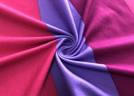 170GSMスポーツのための伸縮性がある92%ポリエステル印刷の生地はピンクの紫色を身に着けています
