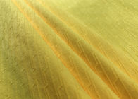 210GSM柔らかい100%のポリエステルによって浮彫りにされるパターン マイクロ ビロードの生地-黄色