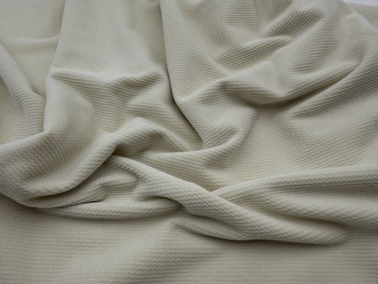 210-280gsm マイクロエラスティックベルベットポリエステル生地、ドレスに最適