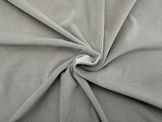 210-280gsm マイクロエラスティックベルベットポリエステル生地、ドレスに最適