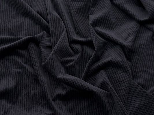 210-280gsm マイクロエラスティックベルベットポリエステル生地、ドレスに最適