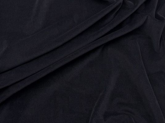 210-280gsm マイクロエラスティックベルベットポリエステル生地、ドレスに最適