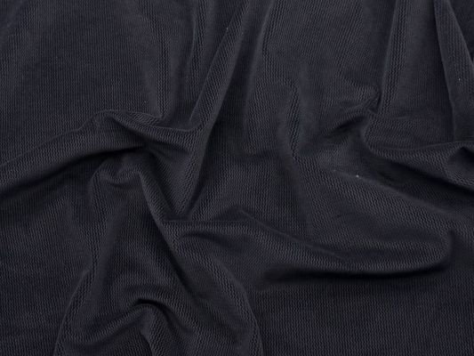 210-280gsm マイクロエラスティックベルベットポリエステル生地、ドレスに最適