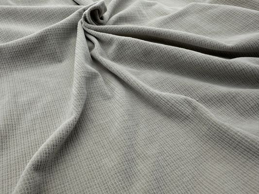 210-280gsm マイクロエラスティックベルベットポリエステル生地、ドレスに最適