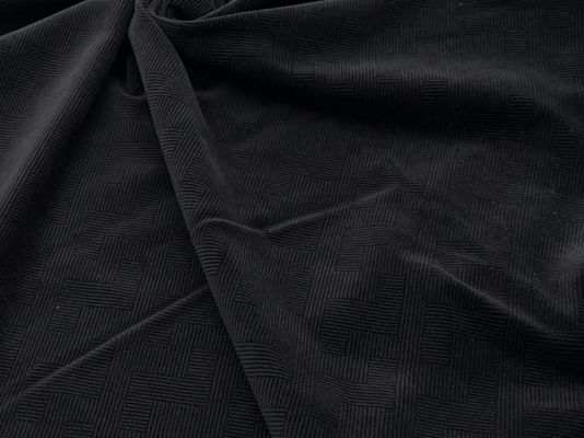 マイクロエラスティックベルベットポリエステル生地 ドレスに最適