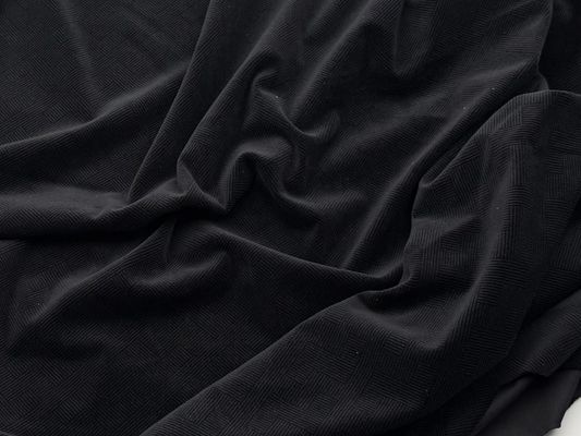 マイクロエラスティックベルベットポリエステル生地 ドレスに最適