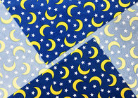 家の織物のための140GSM綿ビロードの生地水印刷によっては星パターンがうろつきます