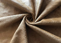 130GSM衣類のブラウン色の方法のためのポリエステルによってブラシをかけられるスエードの生地100%