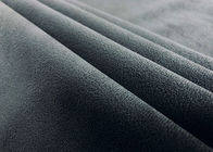 家の織物の灰色のためのマイクロ ビロードの生地柔らかい100%ポリエステル240GSM