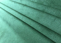 家の織物の緑のための240GSM柔らかさ100%のマイクロ ポリエステル生地/マイクロ ビロードの生地